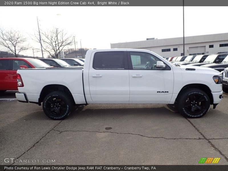 Bright White / Black 2020 Ram 1500 Big Horn Night Edition Crew Cab 4x4