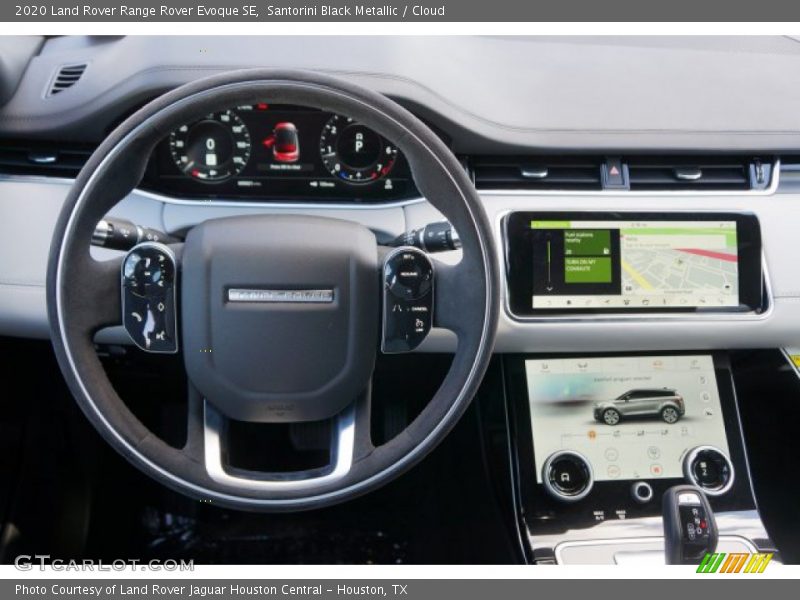 Controls of 2020 Range Rover Evoque SE