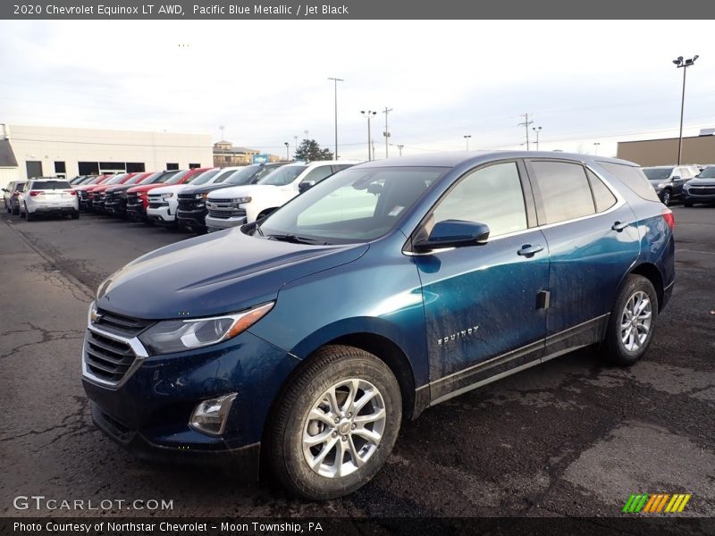 Pacific Blue Metallic / Jet Black 2020 Chevrolet Equinox LT AWD