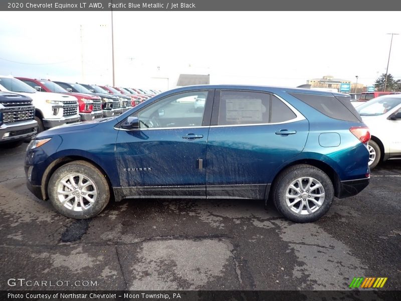 Pacific Blue Metallic / Jet Black 2020 Chevrolet Equinox LT AWD