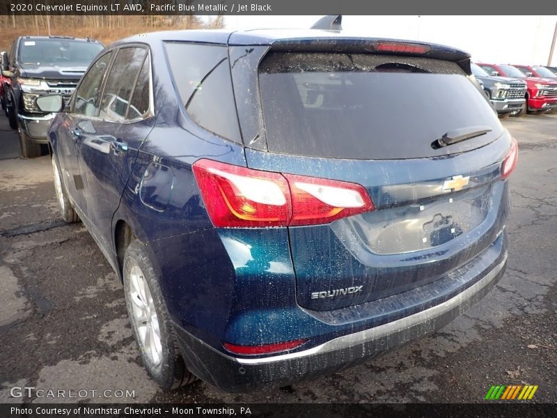 Pacific Blue Metallic / Jet Black 2020 Chevrolet Equinox LT AWD