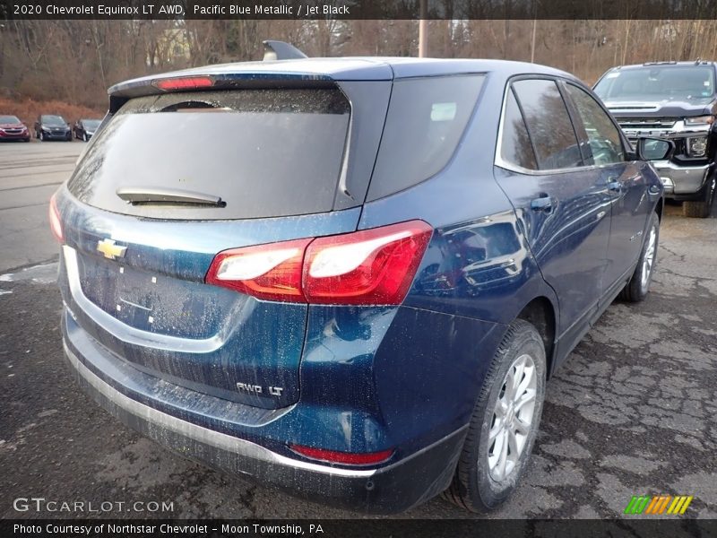 Pacific Blue Metallic / Jet Black 2020 Chevrolet Equinox LT AWD