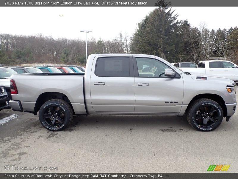 Billet Silver Metallic / Black 2020 Ram 1500 Big Horn Night Edition Crew Cab 4x4