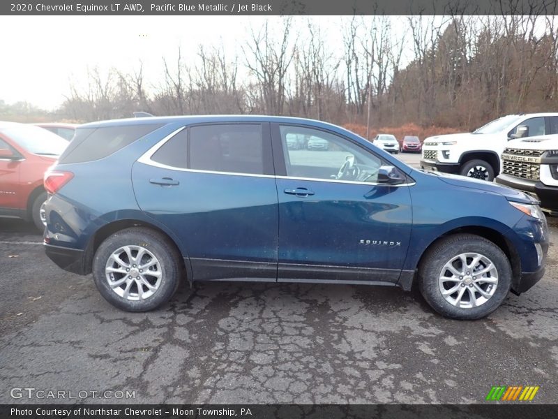 Pacific Blue Metallic / Jet Black 2020 Chevrolet Equinox LT AWD