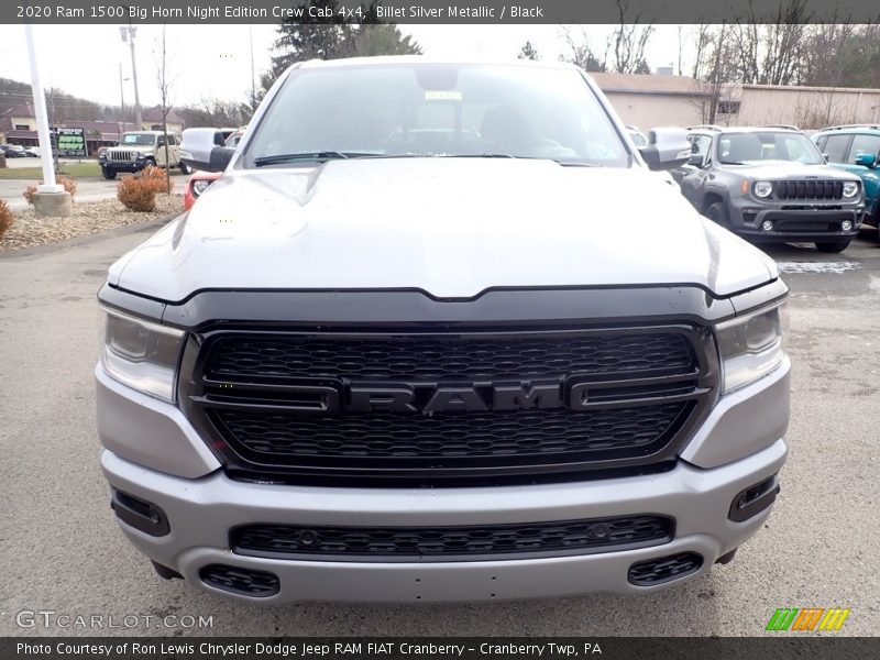 Billet Silver Metallic / Black 2020 Ram 1500 Big Horn Night Edition Crew Cab 4x4