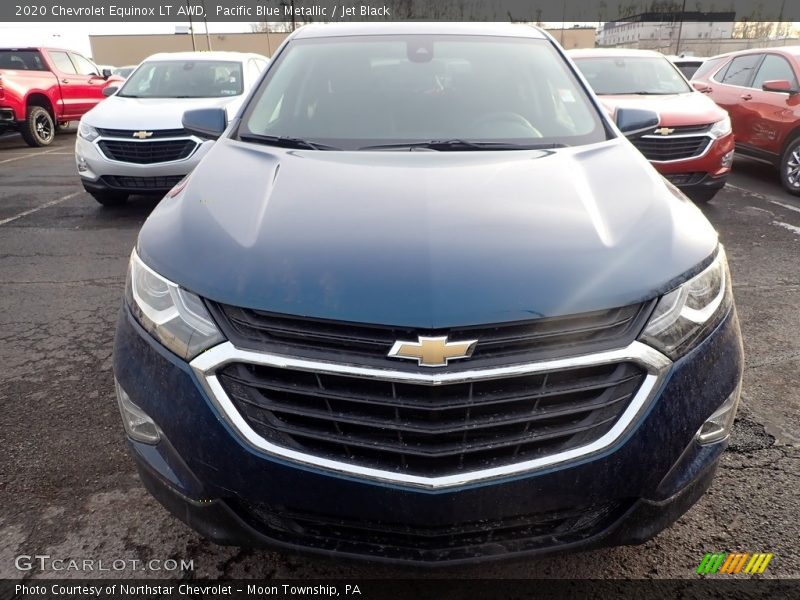 Pacific Blue Metallic / Jet Black 2020 Chevrolet Equinox LT AWD
