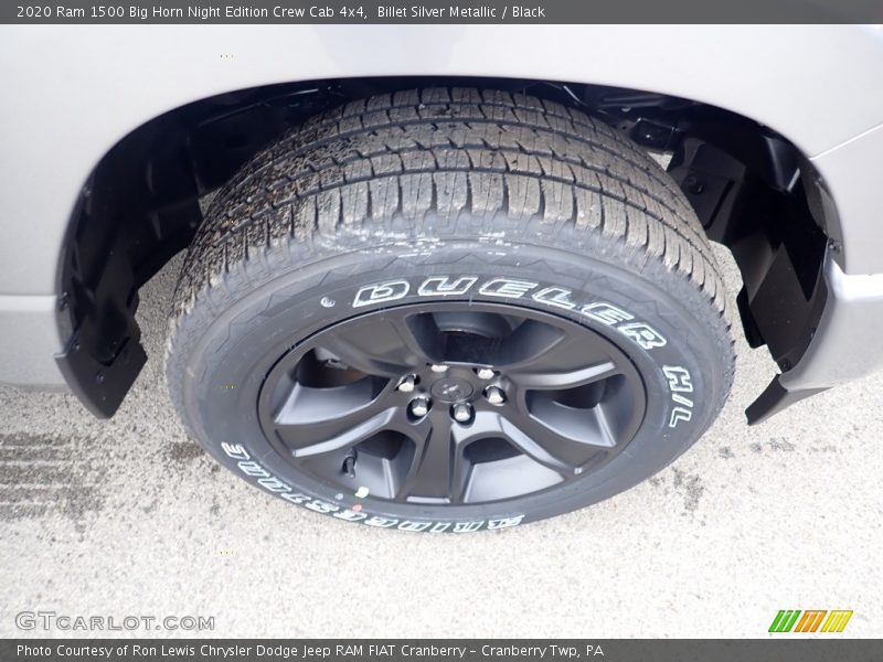 Billet Silver Metallic / Black 2020 Ram 1500 Big Horn Night Edition Crew Cab 4x4
