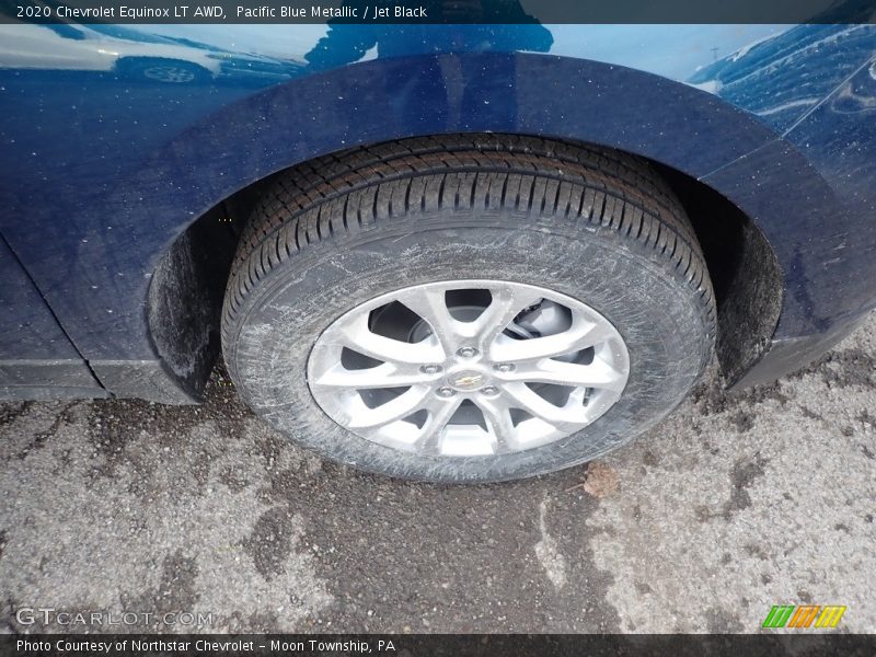 Pacific Blue Metallic / Jet Black 2020 Chevrolet Equinox LT AWD