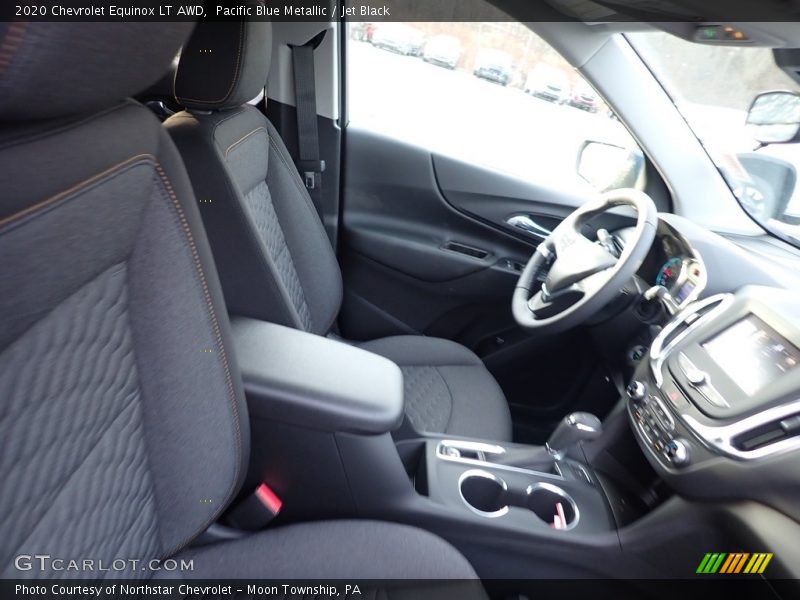 Pacific Blue Metallic / Jet Black 2020 Chevrolet Equinox LT AWD