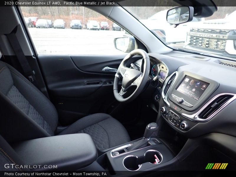 Pacific Blue Metallic / Jet Black 2020 Chevrolet Equinox LT AWD