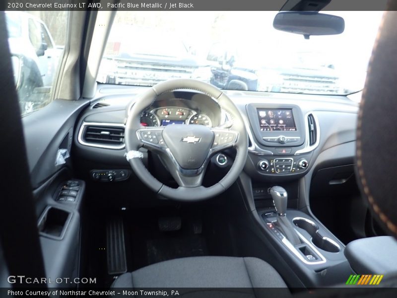 Pacific Blue Metallic / Jet Black 2020 Chevrolet Equinox LT AWD