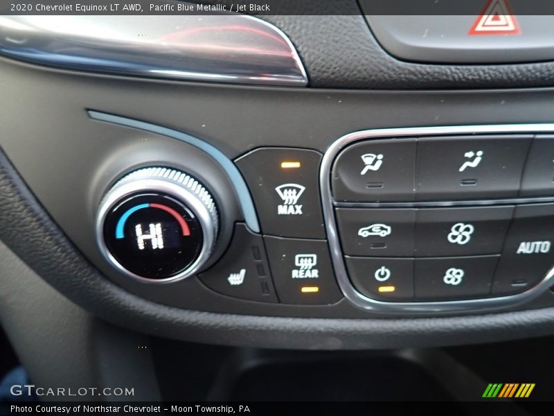 Pacific Blue Metallic / Jet Black 2020 Chevrolet Equinox LT AWD