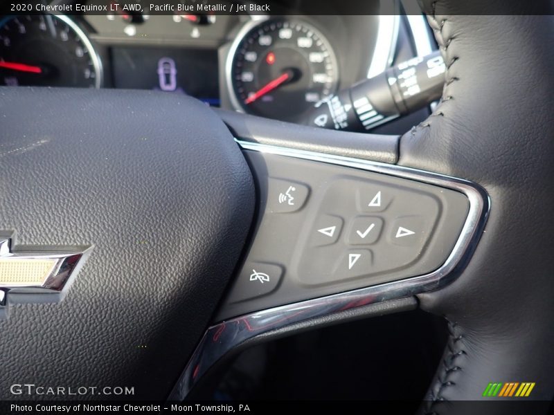 Pacific Blue Metallic / Jet Black 2020 Chevrolet Equinox LT AWD