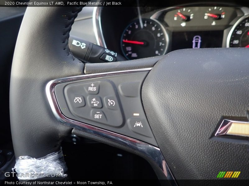 Pacific Blue Metallic / Jet Black 2020 Chevrolet Equinox LT AWD