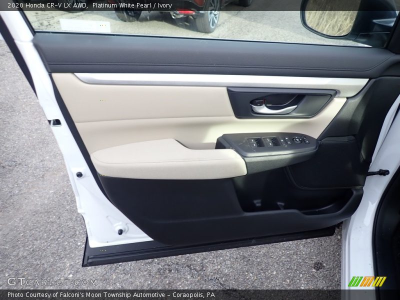 Platinum White Pearl / Ivory 2020 Honda CR-V LX AWD