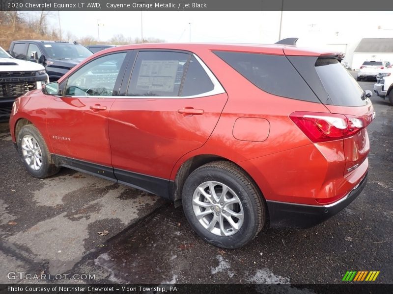 Cayenne Orange Metallic / Jet Black 2020 Chevrolet Equinox LT AWD