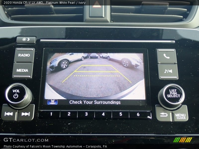 Platinum White Pearl / Ivory 2020 Honda CR-V LX AWD