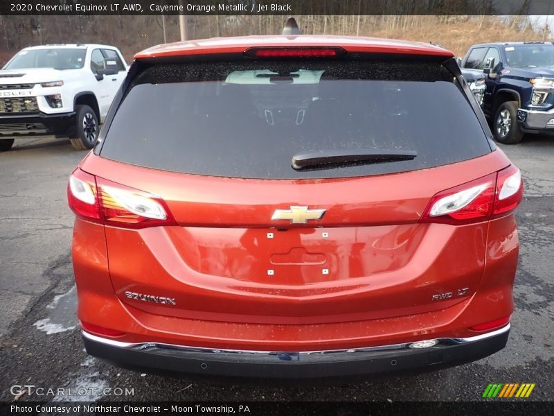 Cayenne Orange Metallic / Jet Black 2020 Chevrolet Equinox LT AWD