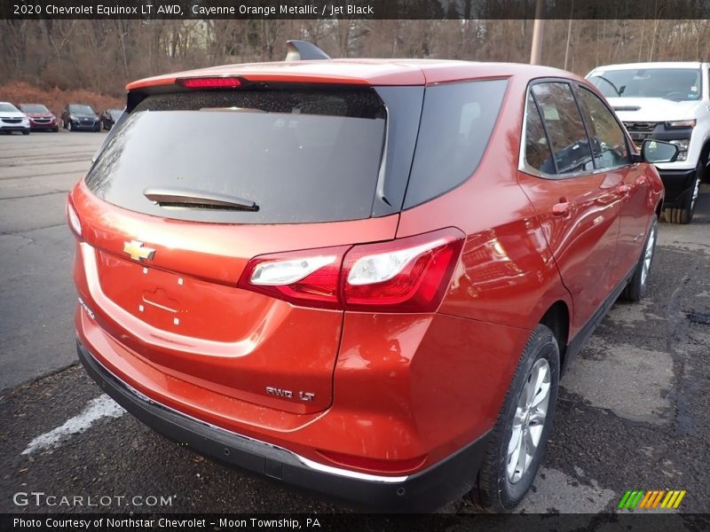 Cayenne Orange Metallic / Jet Black 2020 Chevrolet Equinox LT AWD