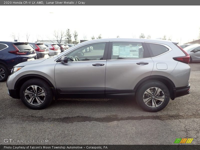 Lunar Silver Metallic / Gray 2020 Honda CR-V LX AWD