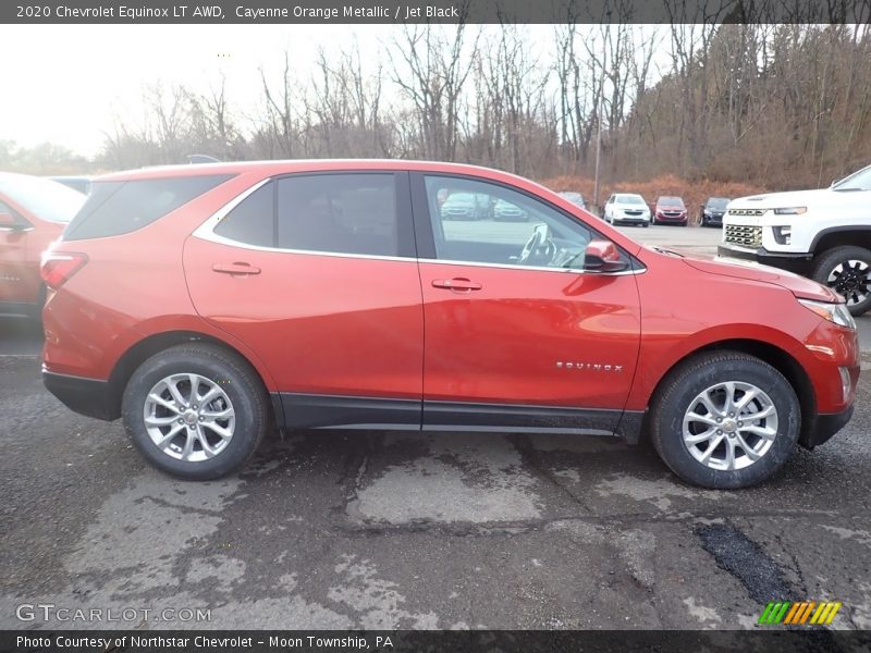 Cayenne Orange Metallic / Jet Black 2020 Chevrolet Equinox LT AWD