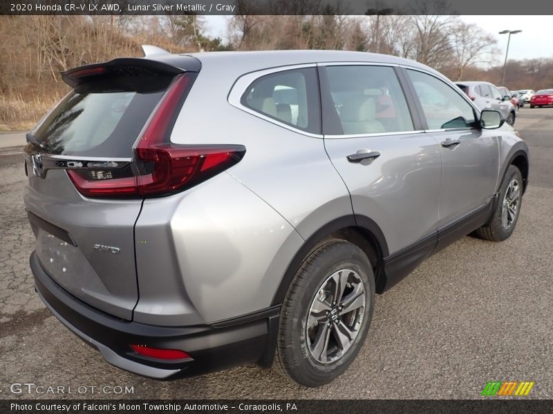 Lunar Silver Metallic / Gray 2020 Honda CR-V LX AWD