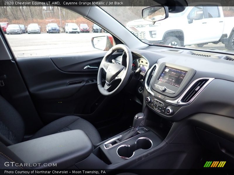 Cayenne Orange Metallic / Jet Black 2020 Chevrolet Equinox LT AWD