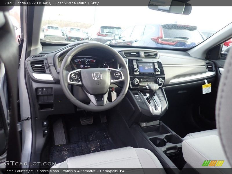 Lunar Silver Metallic / Gray 2020 Honda CR-V LX AWD