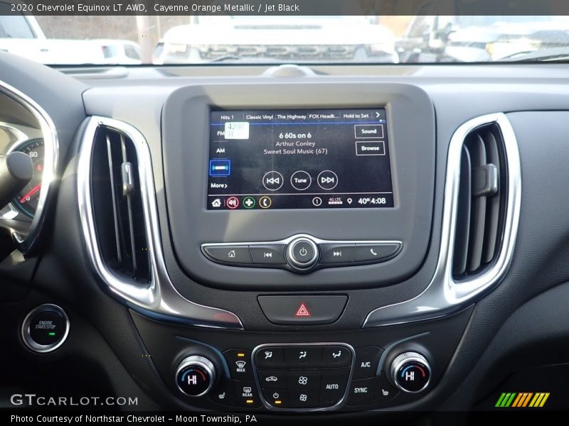 Cayenne Orange Metallic / Jet Black 2020 Chevrolet Equinox LT AWD