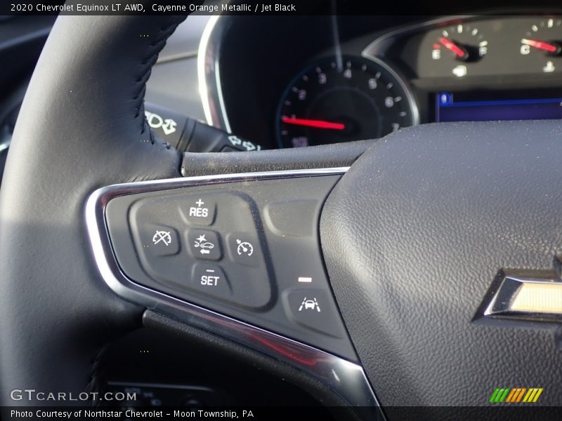 Cayenne Orange Metallic / Jet Black 2020 Chevrolet Equinox LT AWD