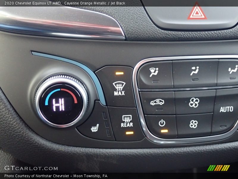 Cayenne Orange Metallic / Jet Black 2020 Chevrolet Equinox LT AWD