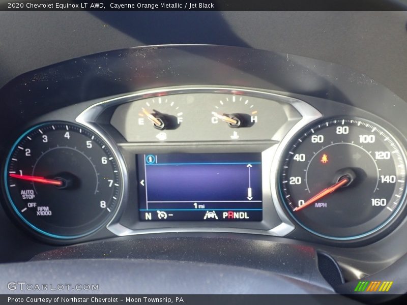 Cayenne Orange Metallic / Jet Black 2020 Chevrolet Equinox LT AWD