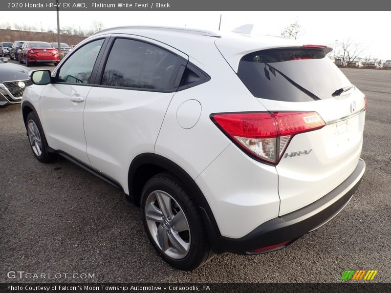 Platinum White Pearl / Black 2020 Honda HR-V EX AWD