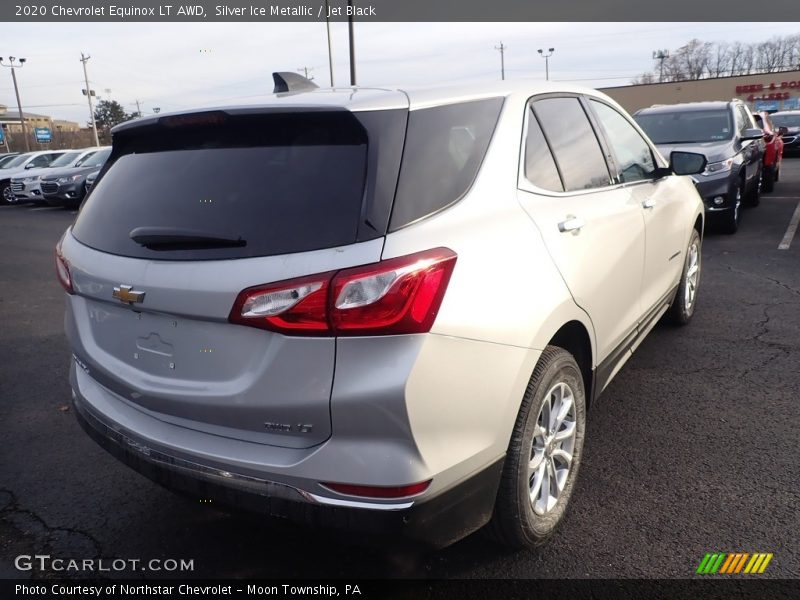 Silver Ice Metallic / Jet Black 2020 Chevrolet Equinox LT AWD