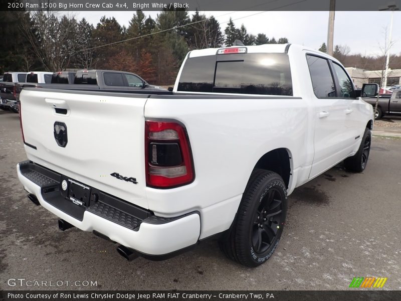 Bright White / Black 2020 Ram 1500 Big Horn Crew Cab 4x4