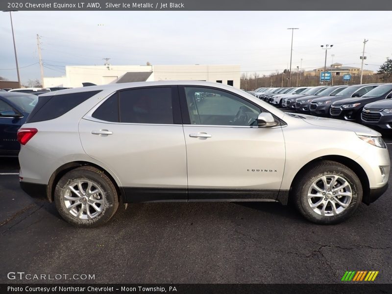 Silver Ice Metallic / Jet Black 2020 Chevrolet Equinox LT AWD