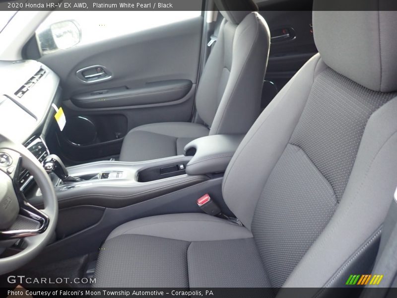 Platinum White Pearl / Black 2020 Honda HR-V EX AWD