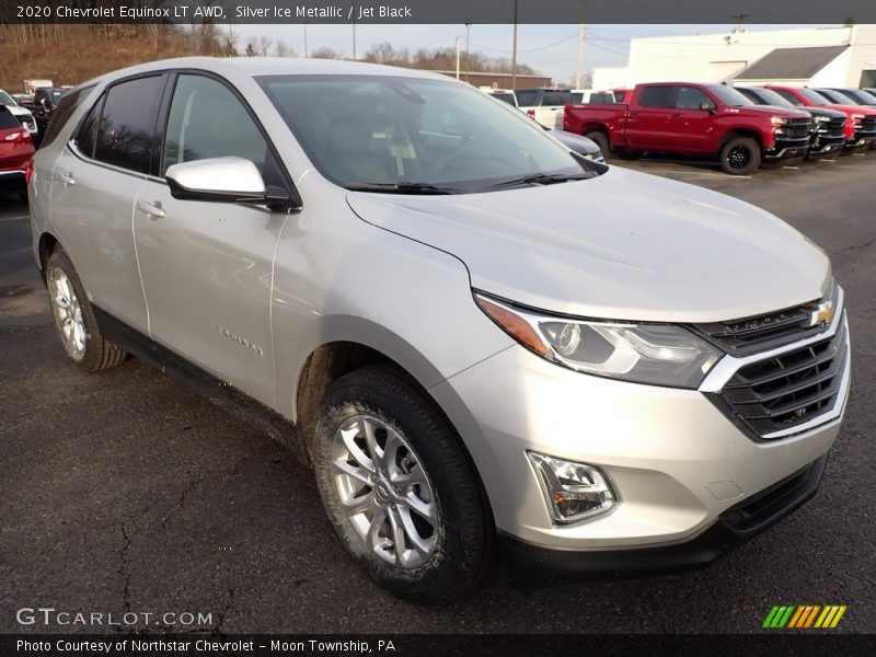 Silver Ice Metallic / Jet Black 2020 Chevrolet Equinox LT AWD
