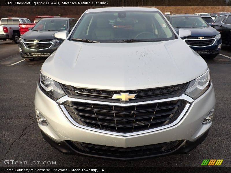 Silver Ice Metallic / Jet Black 2020 Chevrolet Equinox LT AWD