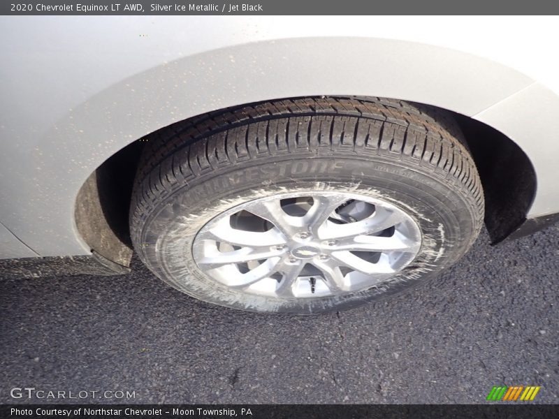 Silver Ice Metallic / Jet Black 2020 Chevrolet Equinox LT AWD