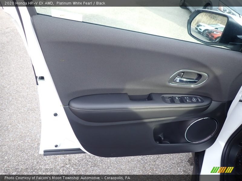 Platinum White Pearl / Black 2020 Honda HR-V EX AWD