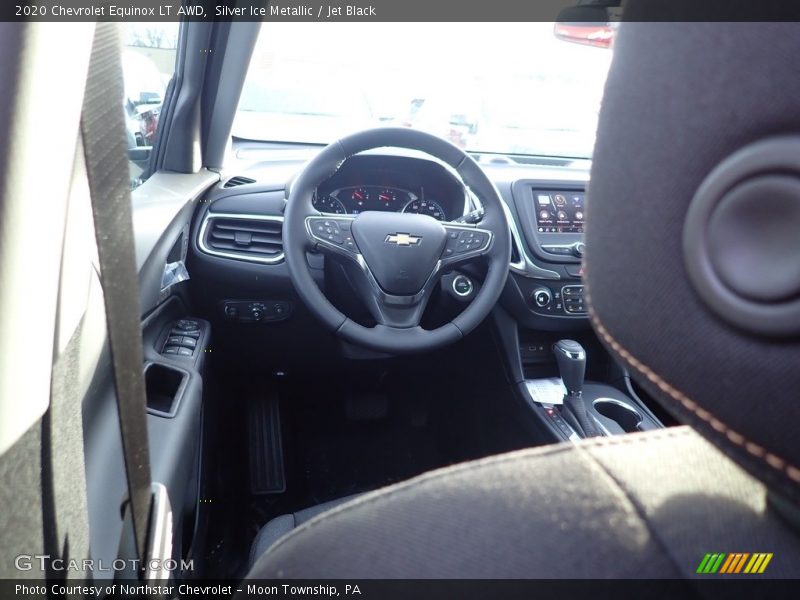 Silver Ice Metallic / Jet Black 2020 Chevrolet Equinox LT AWD