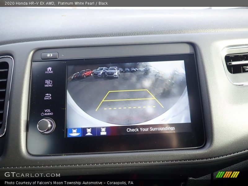 Platinum White Pearl / Black 2020 Honda HR-V EX AWD