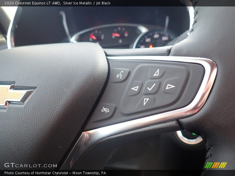 Silver Ice Metallic / Jet Black 2020 Chevrolet Equinox LT AWD