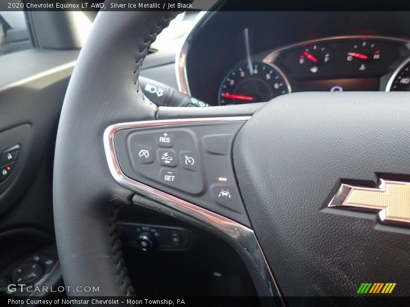 Silver Ice Metallic / Jet Black 2020 Chevrolet Equinox LT AWD