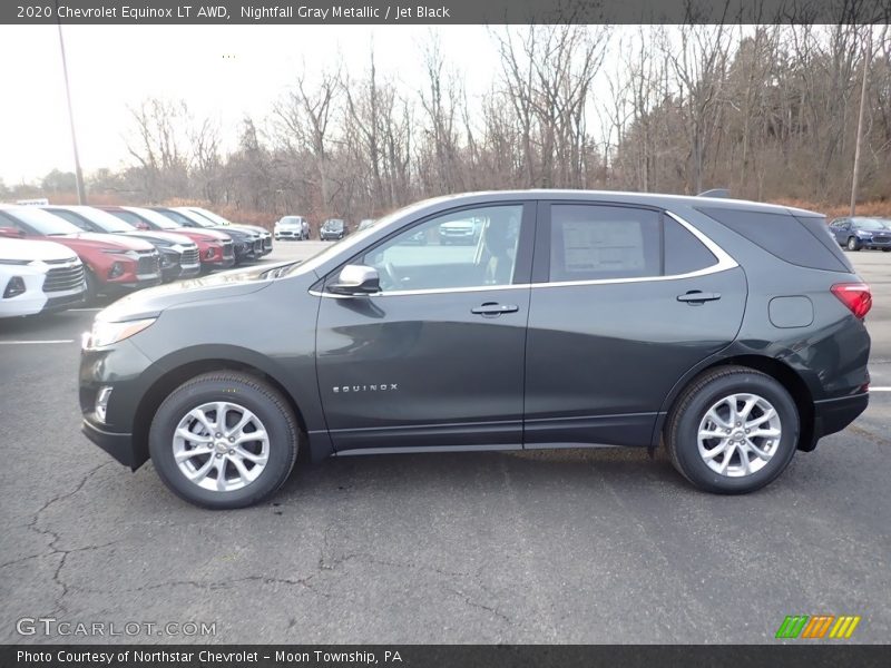 Nightfall Gray Metallic / Jet Black 2020 Chevrolet Equinox LT AWD