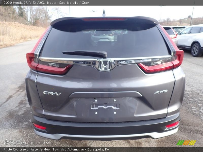 Modern Steel Metallic / Gray 2020 Honda CR-V EX AWD