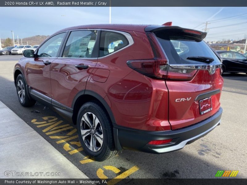Radiant Red Metallic / Gray 2020 Honda CR-V LX AWD