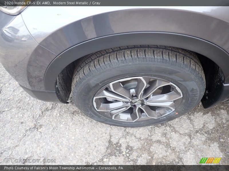 Modern Steel Metallic / Gray 2020 Honda CR-V EX AWD