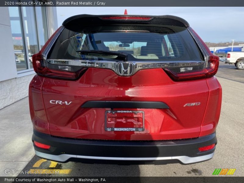 Radiant Red Metallic / Gray 2020 Honda CR-V LX AWD